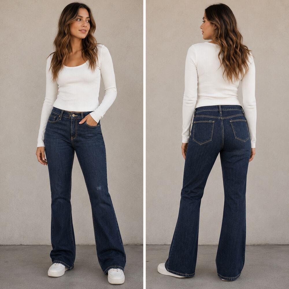 Old Navy The Flirt Dark Wash Jeans Size 12